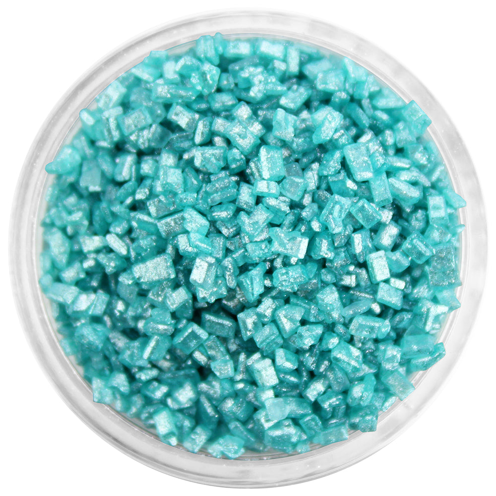 Pearly Turquoise Chunky Sugar