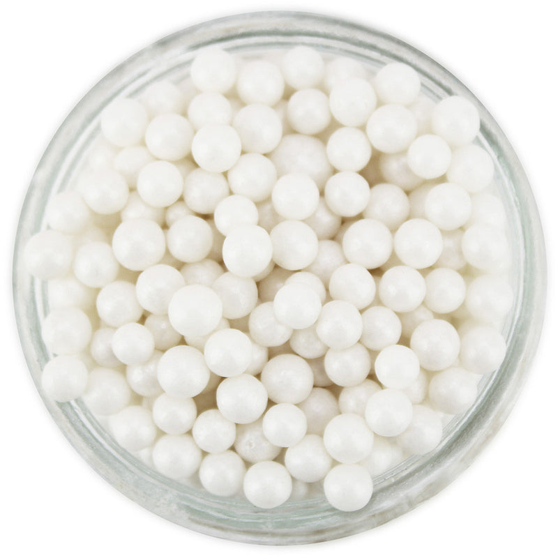 Pearly White Sugar Pearls