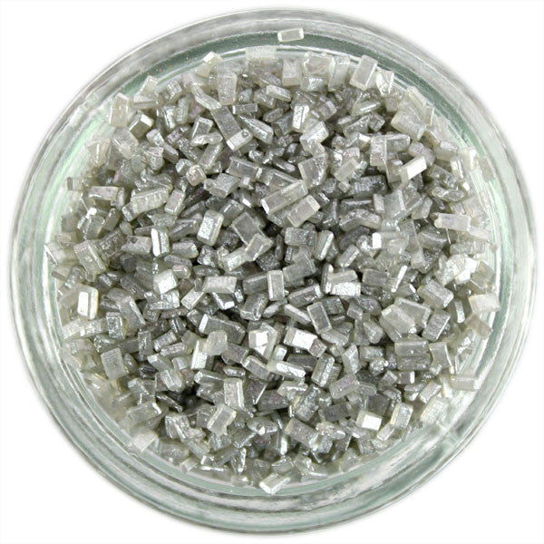 Pearly Silver Chunky Sugar
