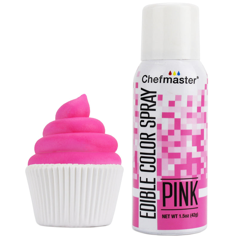 Pink Chefmaster Spray Food Coloring