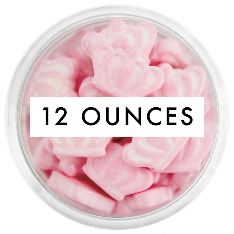 Light Pink Crown Candy Sprinkles 12 OZ