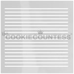 Pinstripes Cake & Cookie Stencil