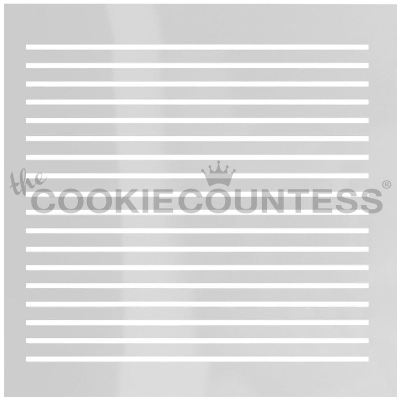 Pinstripes Cake & Cookie Stencil