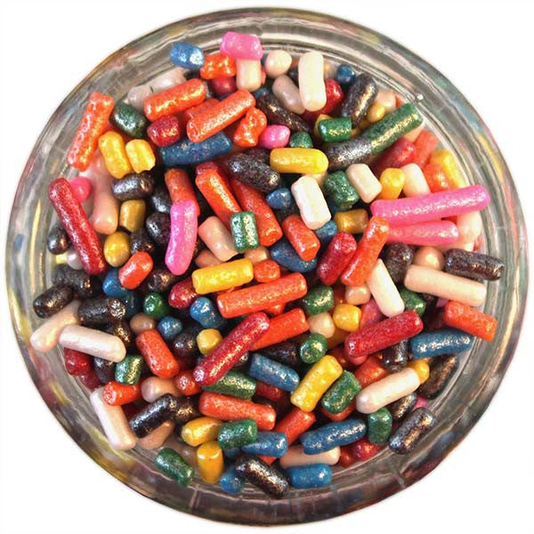 Rainbow Shimmer Jimmies Blend