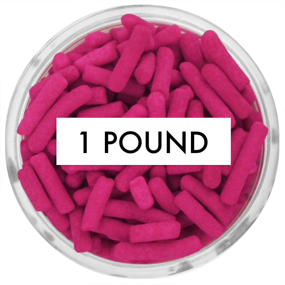 Raspberry Jimmies 1 LB