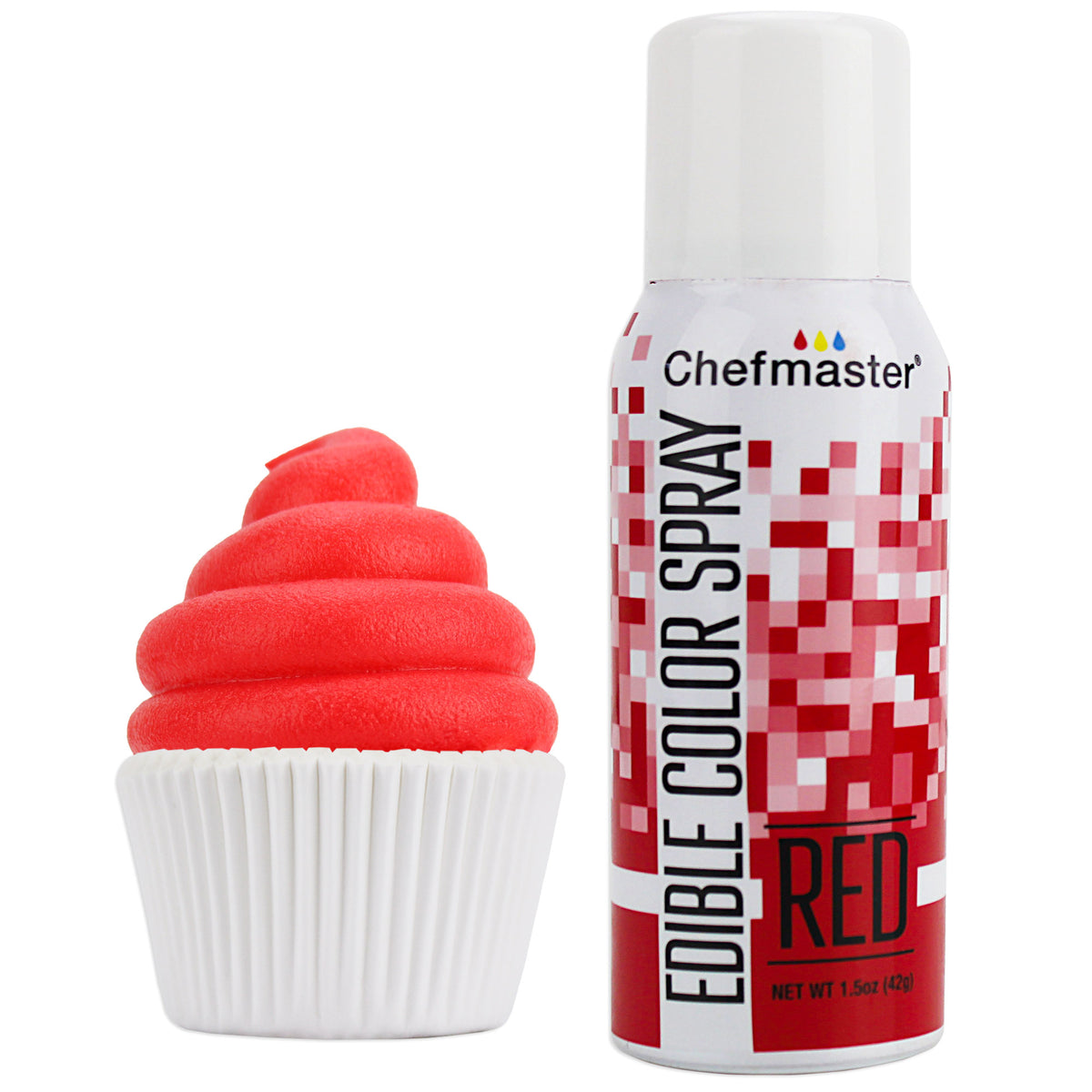 Red Chefmaster Spray Food Coloring