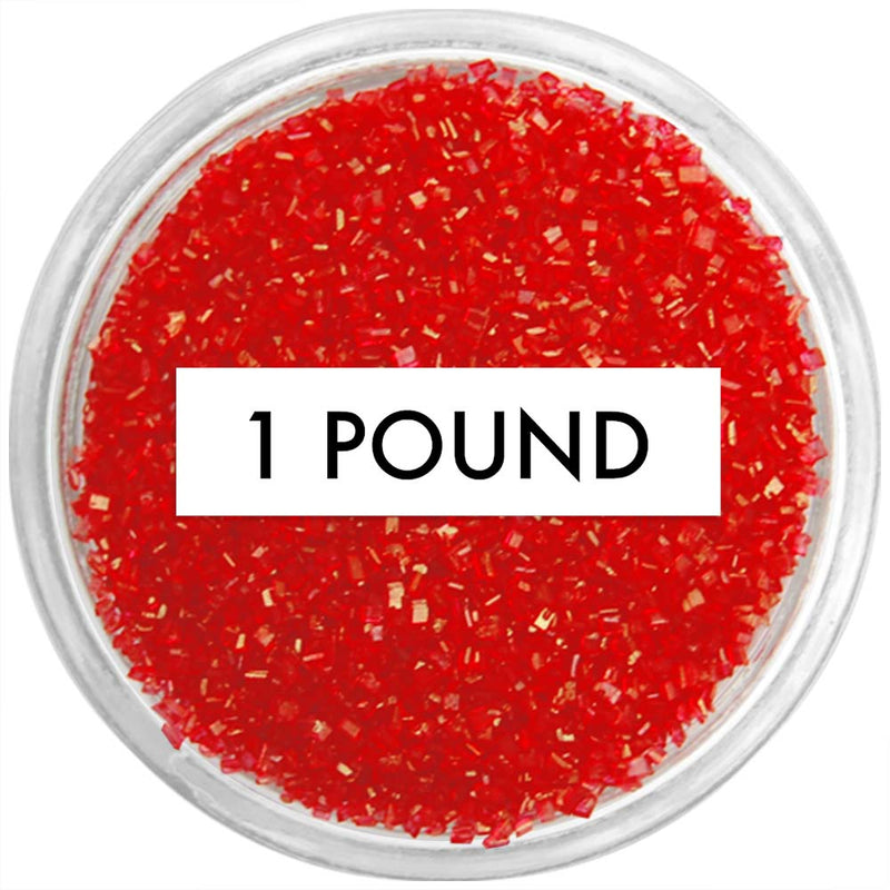Red Sanding Sugar 1 LB