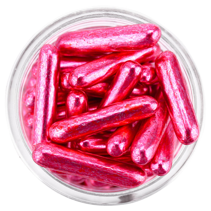 Rose Red Rod Dragees - 1 OZ
