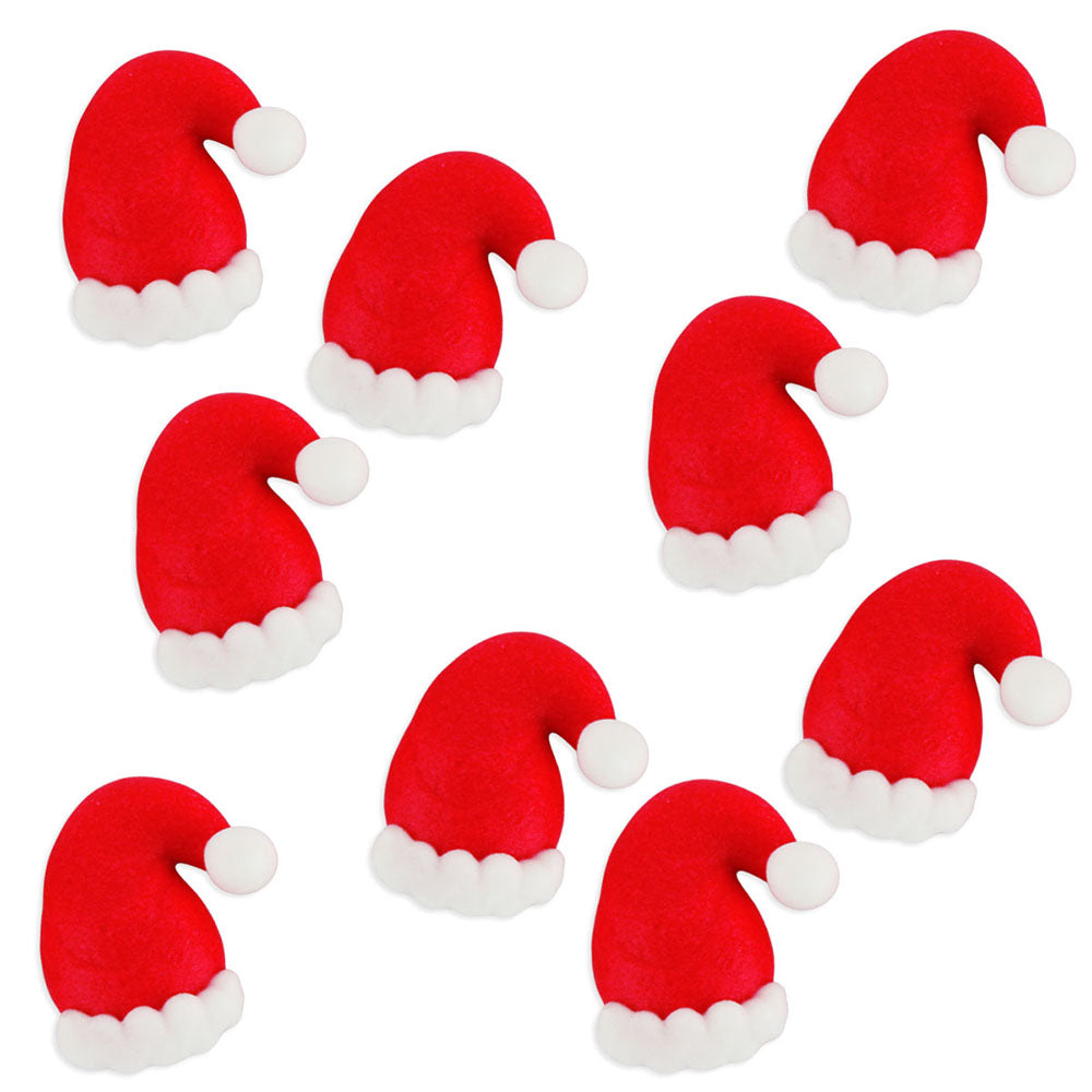 Red Icing Santa Hats