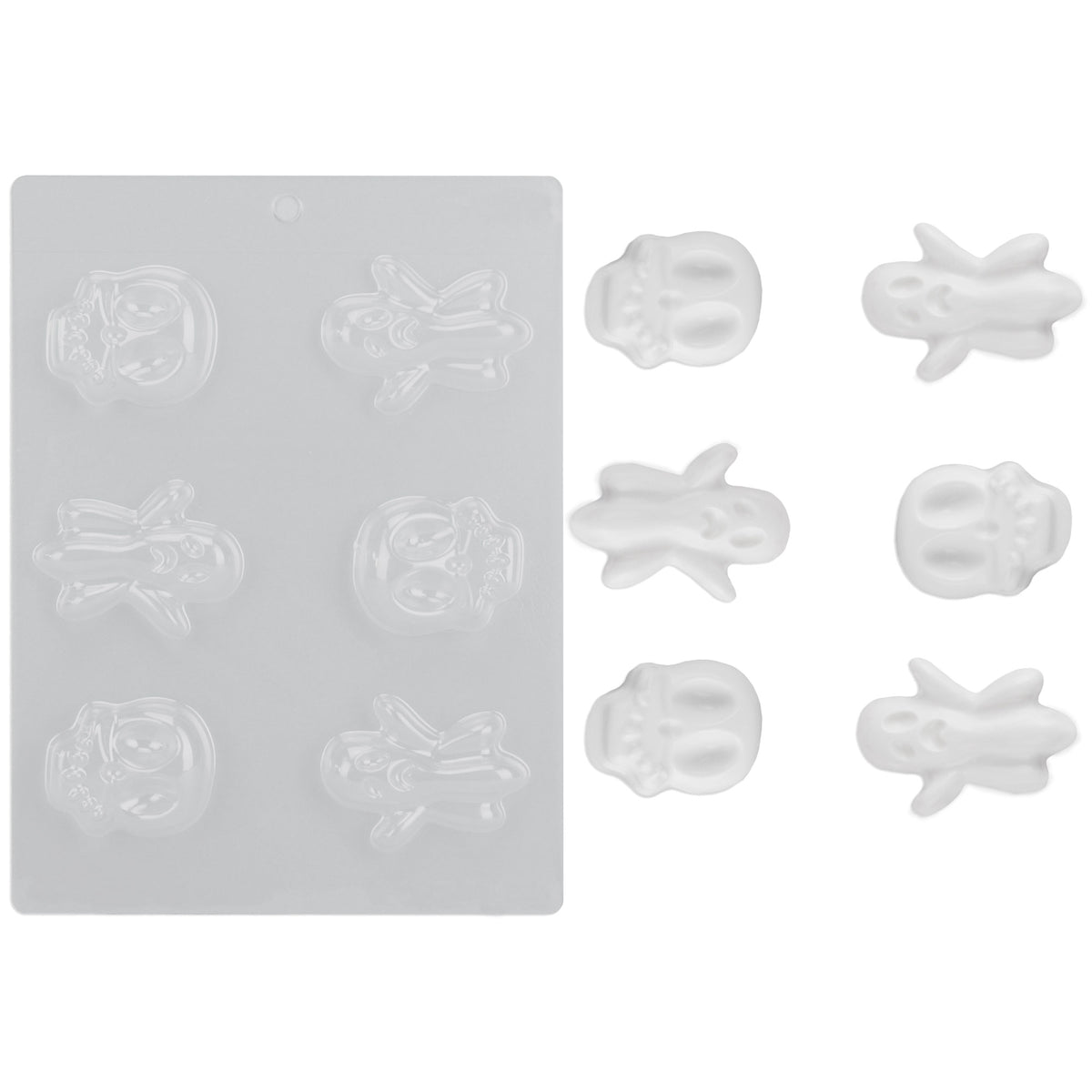 Skull Ghost Chocolate Mold