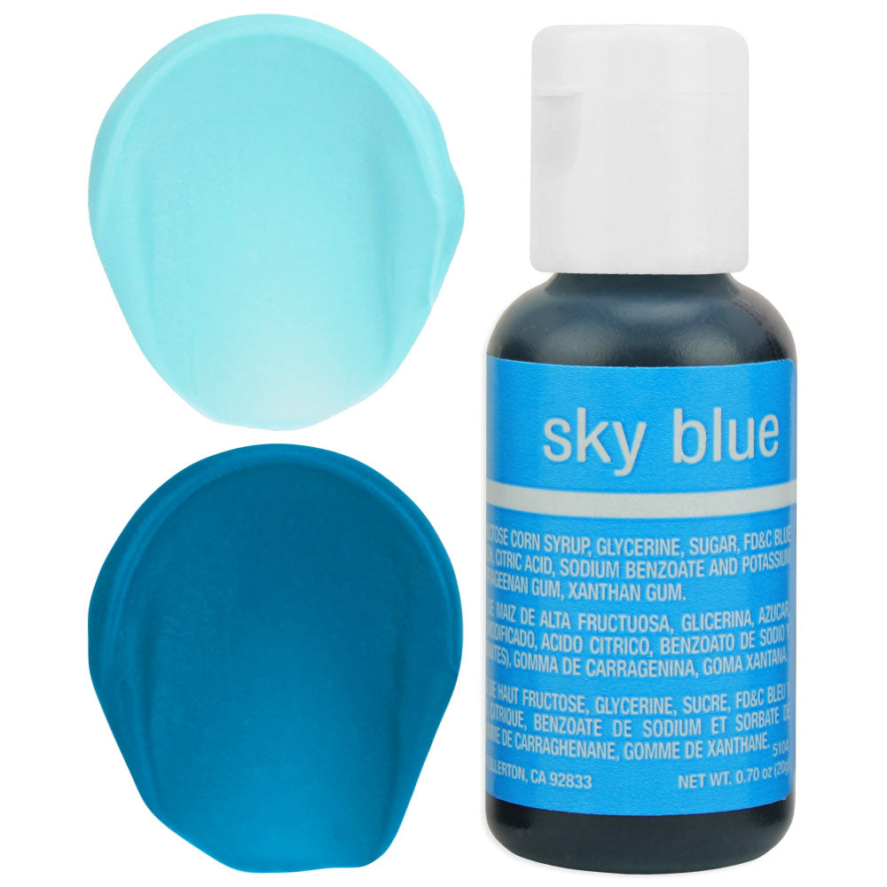 Sky Blue Chefmaster Gel Food Coloring