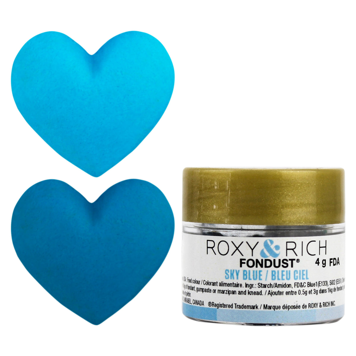 Sky Blue Fondust Food Coloring Powder - Roxy & Rich