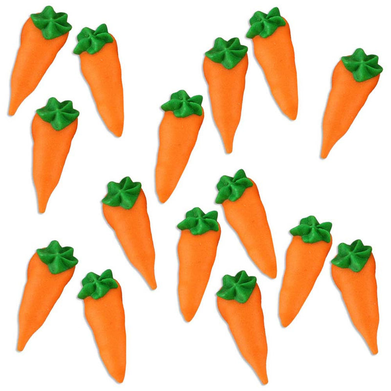 Small Royal Icing Carrots