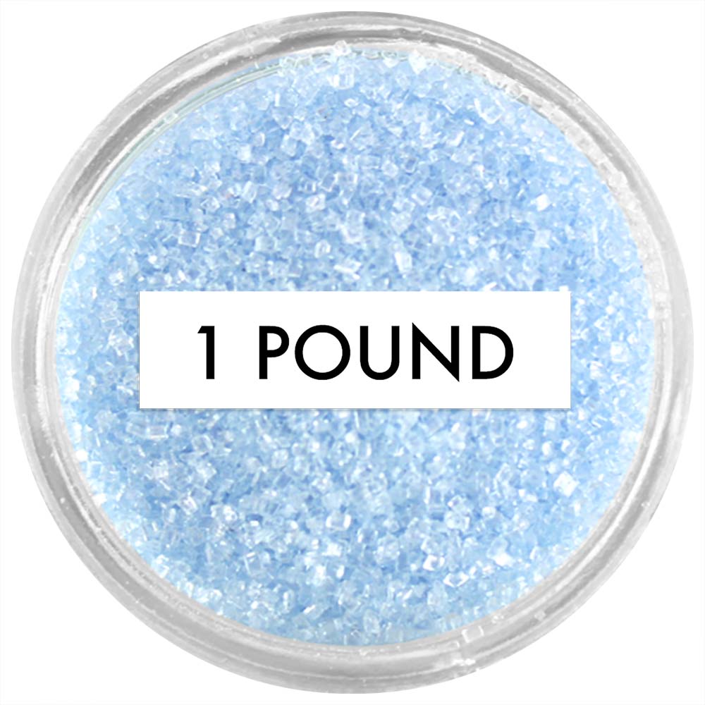 Soft Blue Sanding Sugar 1 LB