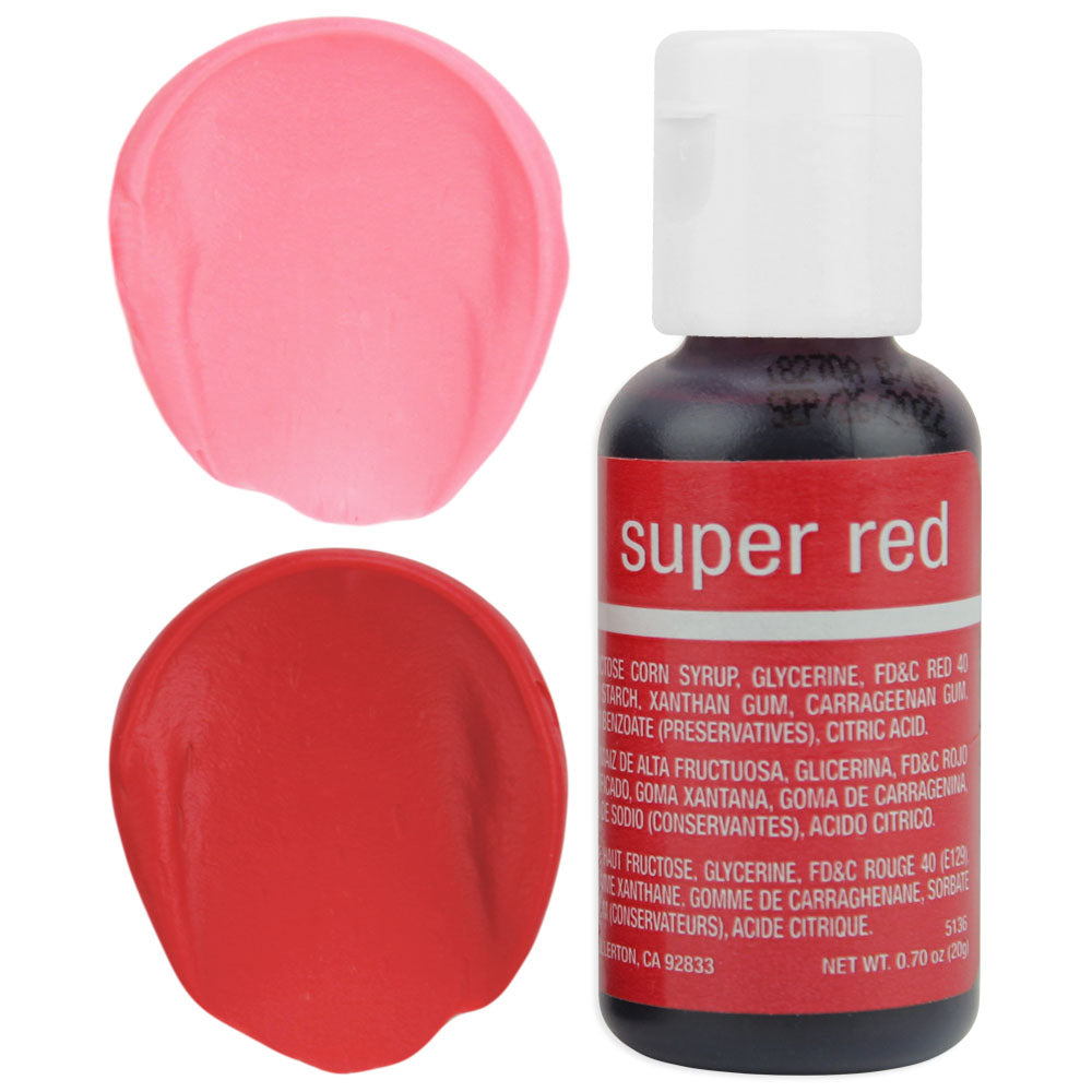 Super Red Chefmaster Gel Food Coloring