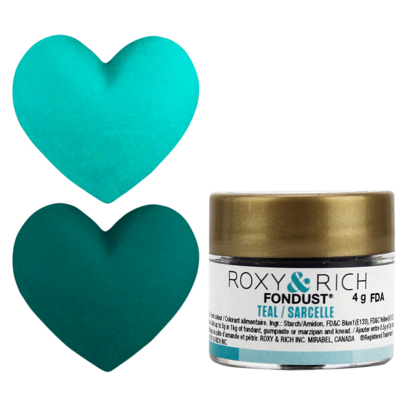 Teal Fondust Food Coloring Powder - Roxy & Rich