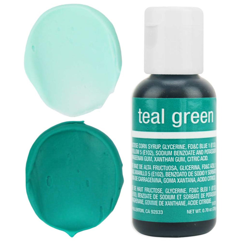 Teal Green Chefmaster Gel Food Coloring