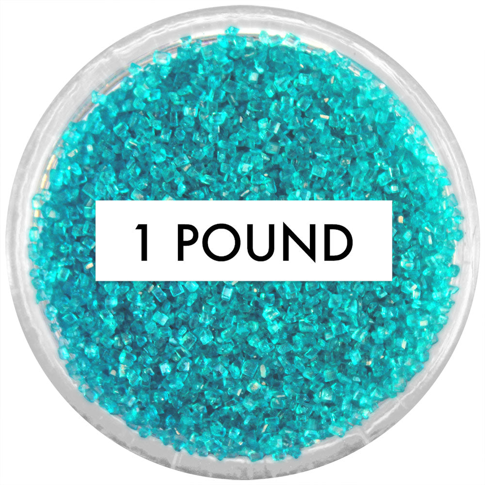 Teal Sanding Sugar 1 LB