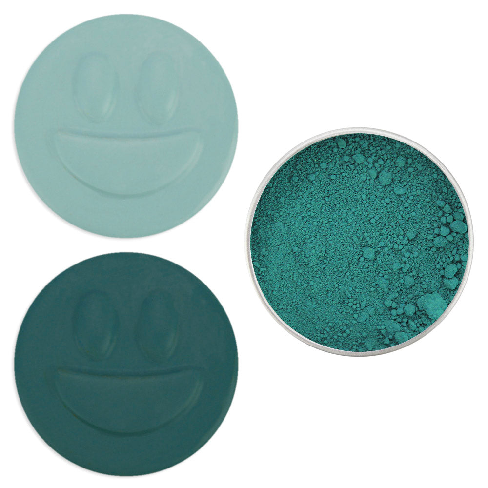 Turquoise Dustcolor Powder Food Coloring - Dripcolor