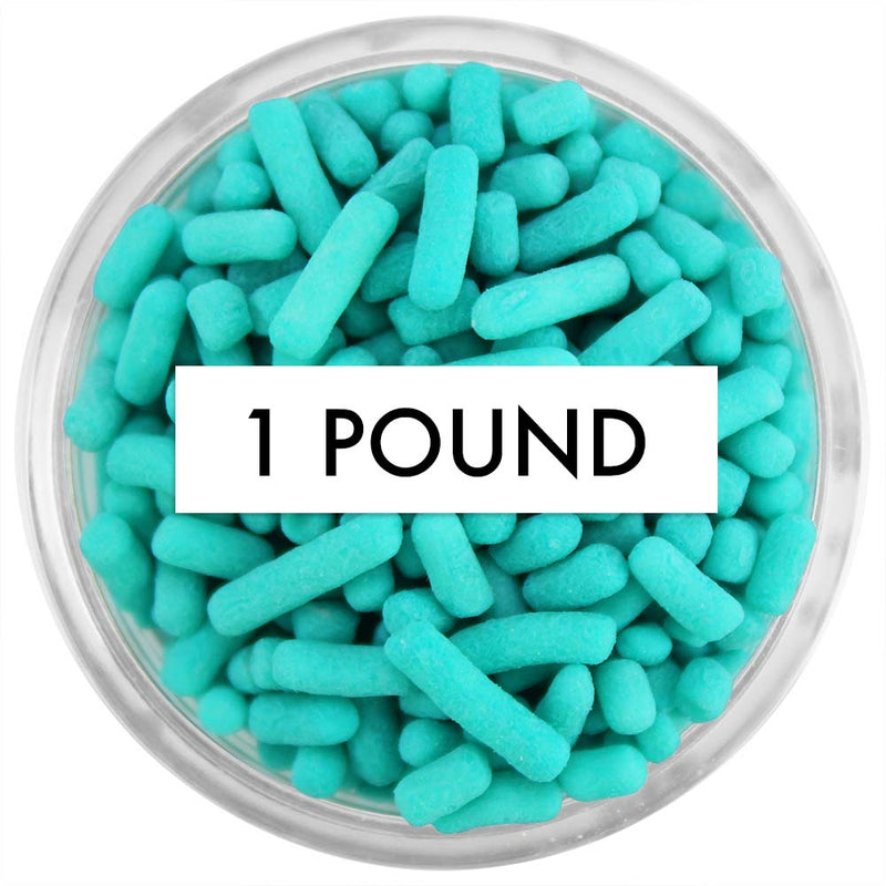 Turquoise Jimmies 1 LB