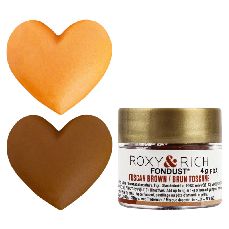 Tuscan Brown Fondust Food Coloring Powder - Roxy & Rich