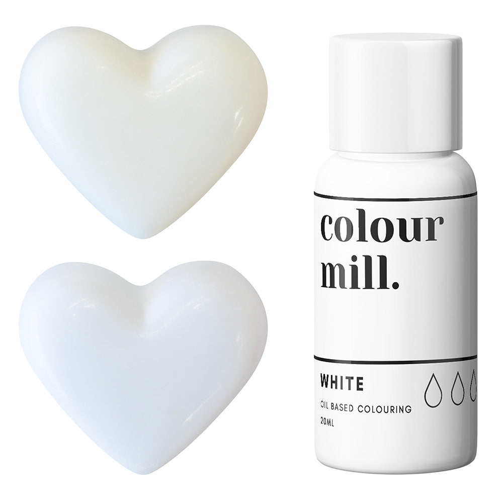 White Colour Mill Oil Based Food Coloring