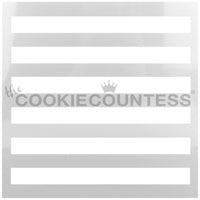 Wide Stripes Cake & Cookie Stencil