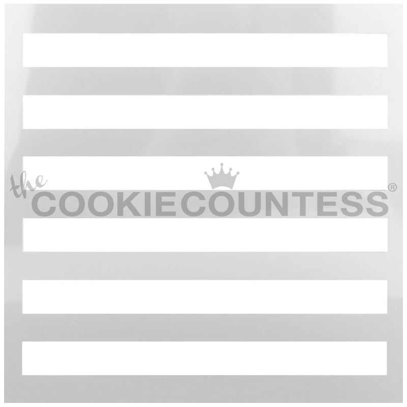Wide Stripes Cake & Cookie Stencil