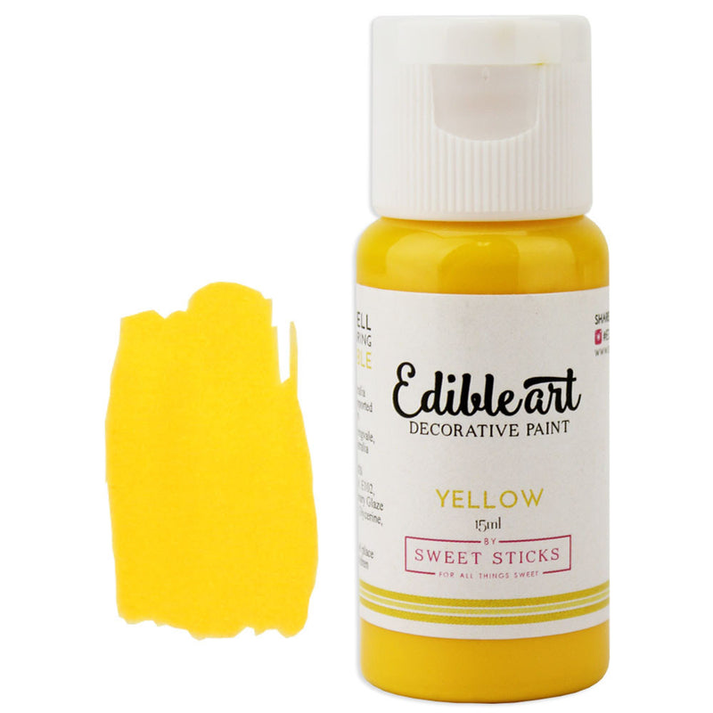 Yellow Edible Paint