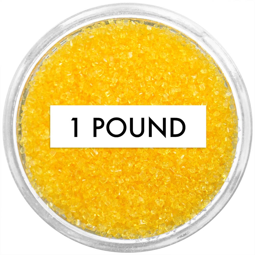 Yellow Sanding Sugar 1 LB